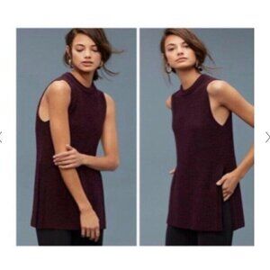 Aritzia Wilfred Durandal Sweater Sleeveless funnel-neck sweater